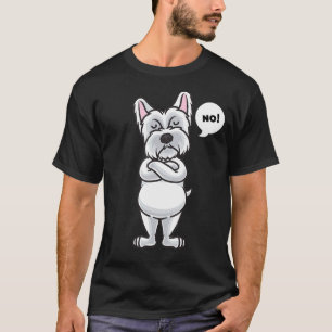 Camiseta Tonto West Highland White Terrier Perro Gracioso
