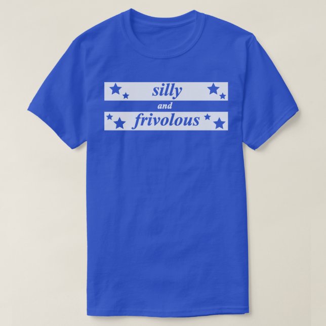 Camiseta tonto y frívolo (Diseño del anverso)