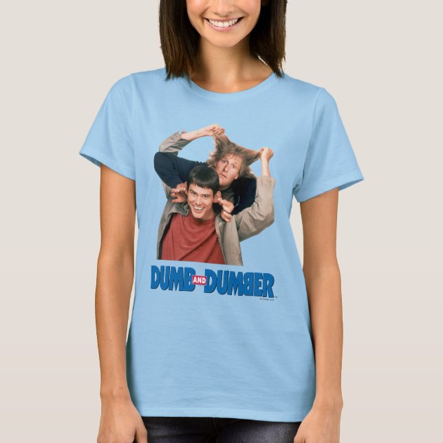 Camiseta Tonto y tonto | Lloyd y Harry (Anverso)