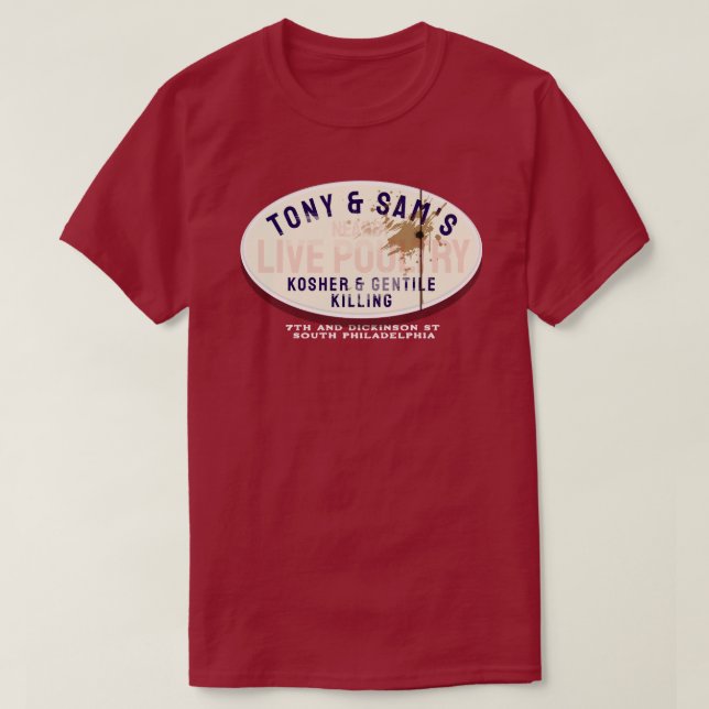 Camiseta TONY ع SAM'S KOSHER y GENTIL (Diseño del anverso)