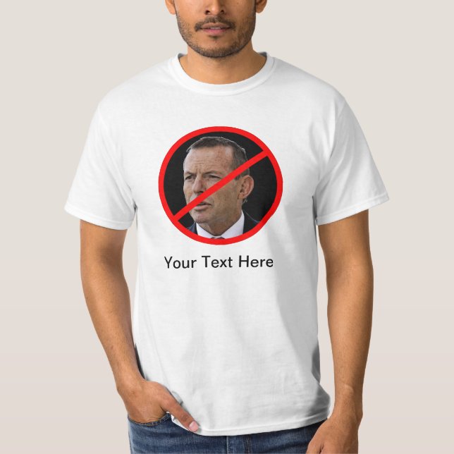 Camiseta Tony anti Abbott (Anverso)