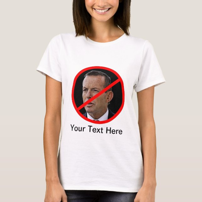 Camiseta Tony anti Abbott (Anverso)