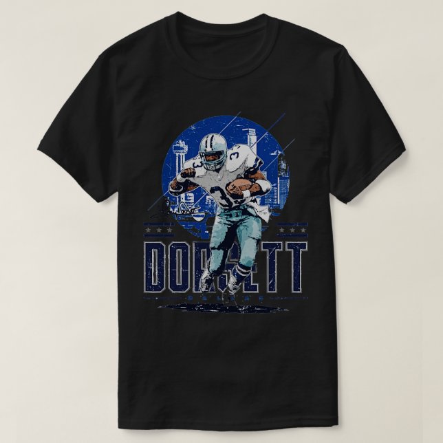 Camiseta Tony Dorsett Dallas Player Skyline TShirt (Diseño del anverso)