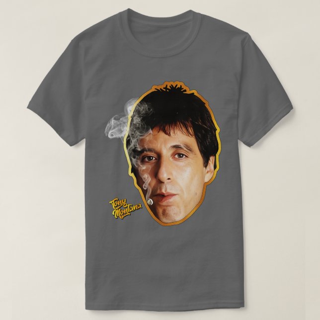 CAMISETA TONY MONTANA GOLD (Diseño del anverso)