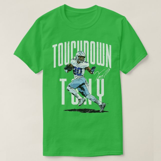 Camiseta Tony Pollard Dallas Touchdown Tony TShirt (Diseño del anverso)