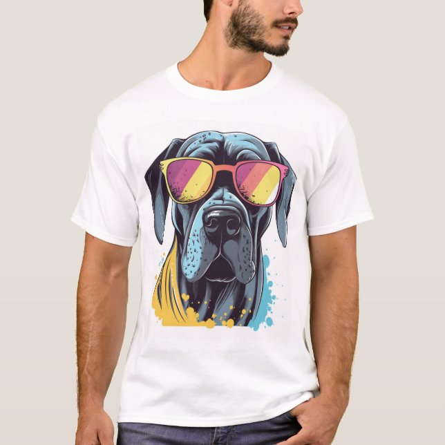 Camiseta Too Cool for Dog Days  (Anverso)