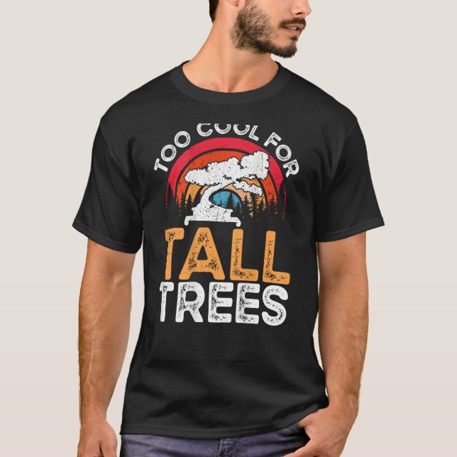 Camiseta Too Cool For Tall Trees Backprint Bonsai (Anverso)
