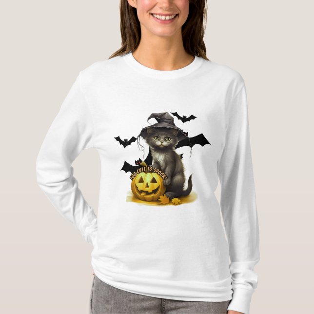 Camiseta "Too Cute to Spook!" (Anverso)