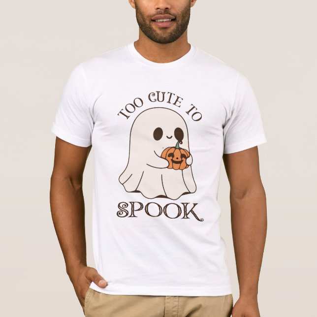 Camiseta Too Cute To Spook | Aesthetic Halloween (Anverso)