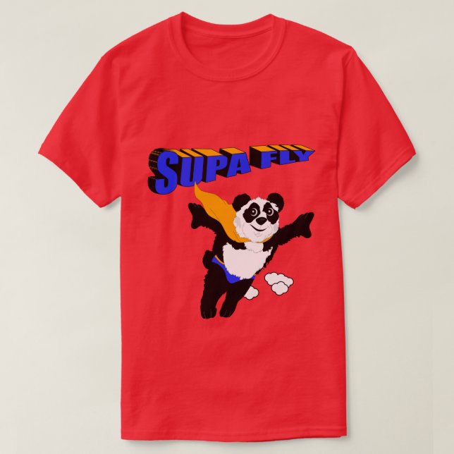 Camiseta Too Supa Fly Homie (Diseño del anverso)
