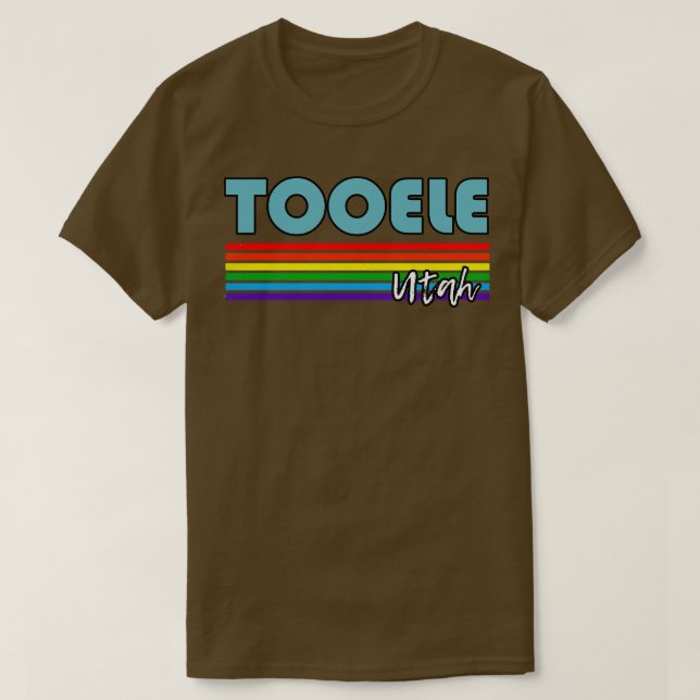 Camiseta Tooele Utah Orgullo Tooele Regalo LGBT LGBTQ Sopor (Diseño del anverso)