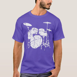 Camiseta Tool Band Drums Rock Music Musical Instruments Dru