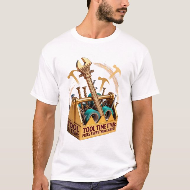 Camiseta Tool Time Titan T Shirt, Funny Dad Gift (Anverso)