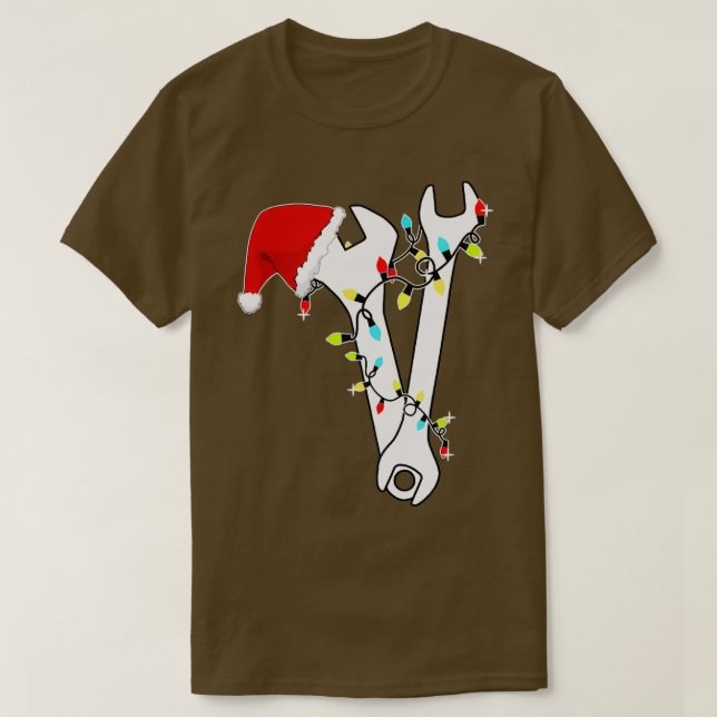Camiseta Tool Wrench Technician Mechanic Engineer Christmas (Diseño del anverso)
