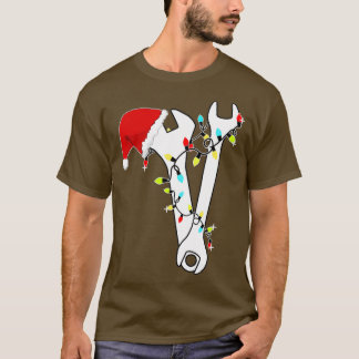 Camiseta Tool Wrench Technician Mechanic Engineer Christmas