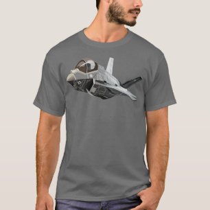 Camiseta toon Avión militar de caza Stealth Jet