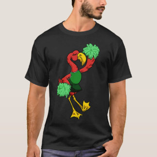Camiseta toon Cheerader Flamingo