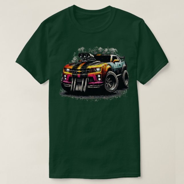 Camiseta toon chevy camaro (Diseño del anverso)