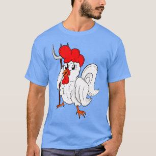 Camiseta Toon de criadero de pollo Rooster Life on Farm