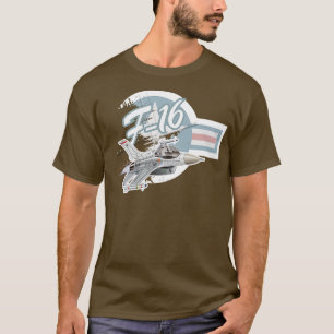 Camiseta toon Military Jet Fighter Plano