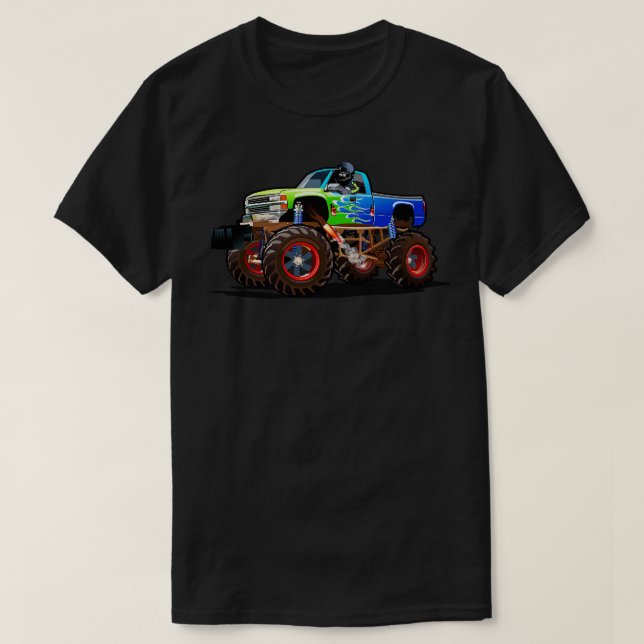 Camiseta toon Monster truck (Diseño del anverso)