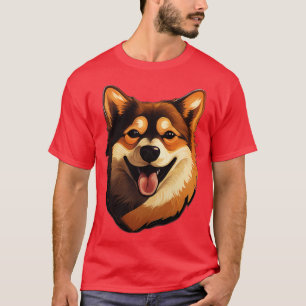 Camiseta Toon Shiba Inu Perro Cute Shiba Inu 1