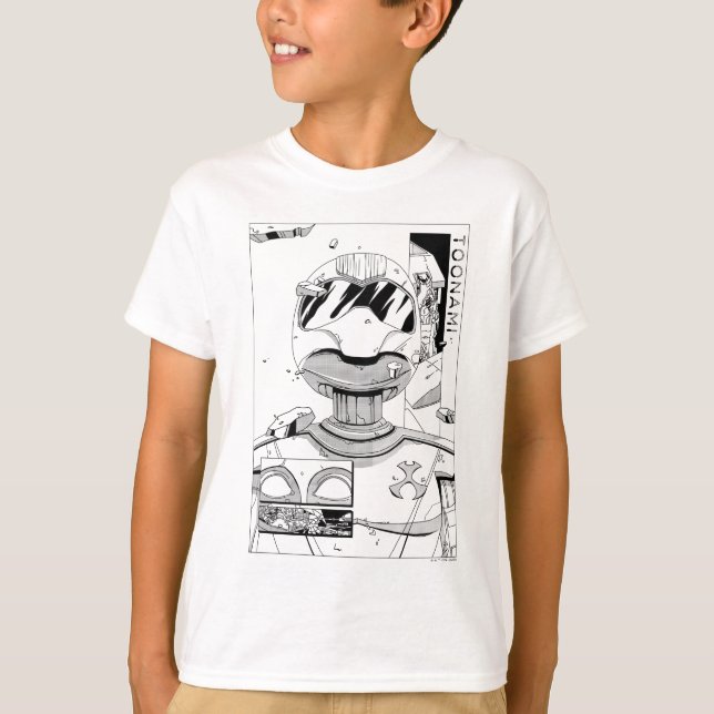 Camiseta Toonami TOM 5 y SARA Comic Style Parachoque (Anverso)