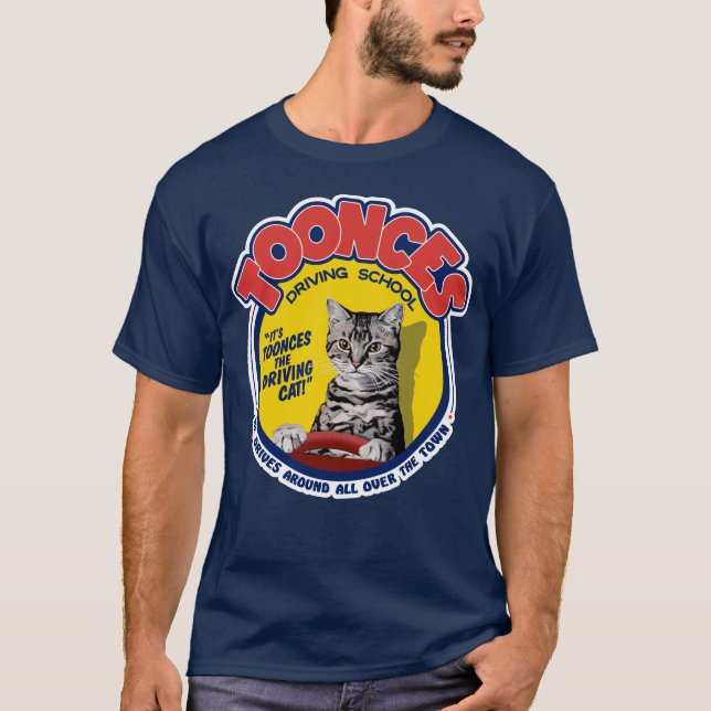 Camiseta Toonces El Clásico De La Escuela De Conductores De (Anverso)