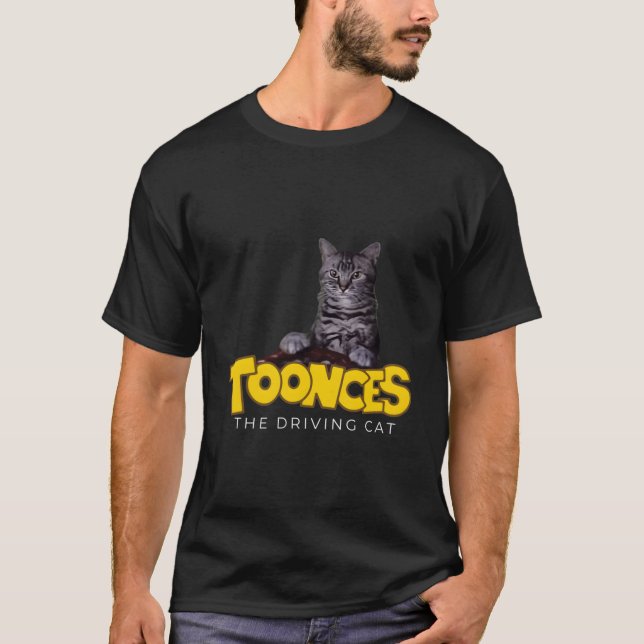 Camiseta Toonces El Gato Conductor (Anverso)