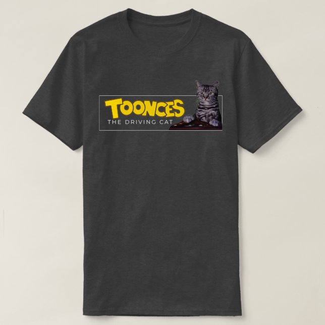 Camiseta Toonces el gato que conduce (Diseño del anverso)