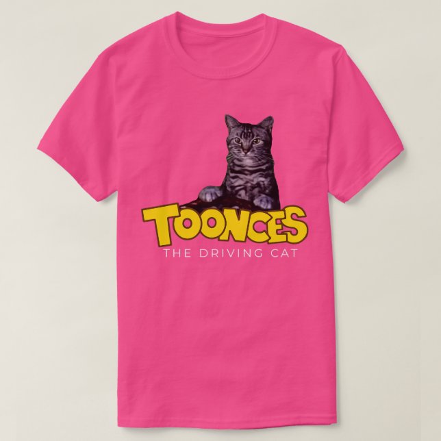 Camiseta Toonces the Driing Cat (Diseño del anverso)