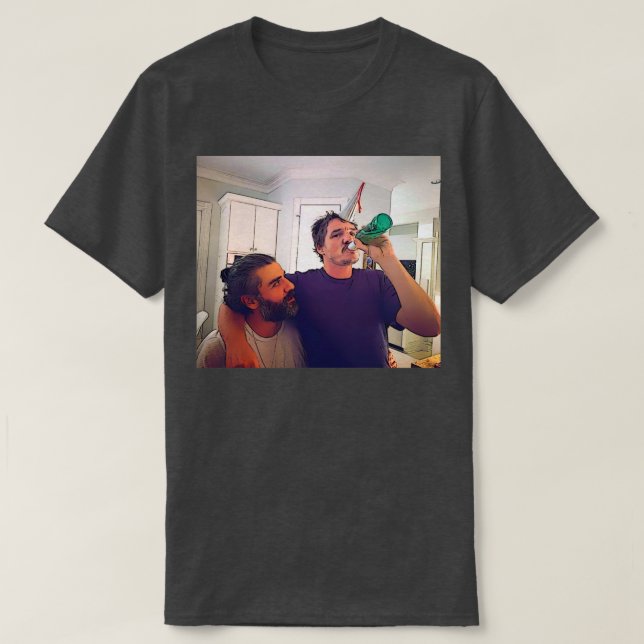 Camiseta Toonized Pedro Pascal OsIsaac (Diseño del anverso)
