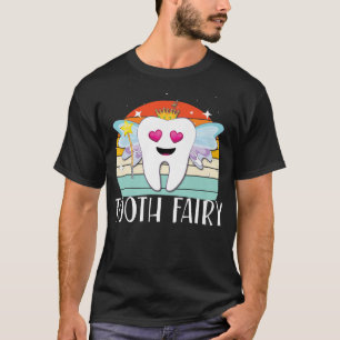 Camiseta Tooth Fairy Halloween Disstume Retro Funny Chicas