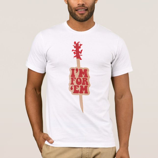 Camiseta Toothpicks con volantes (Anverso)