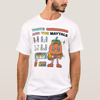CAMISETA TOOTS Y LA BANDA MAYTALS MERCANCÍAS DIBUJO ANIMADO