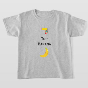 Camiseta Top Banana con monos colgantes para niños