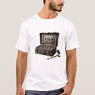 Camiseta "Top Dad" Vintage Tool Box Diseño del Día del Padr