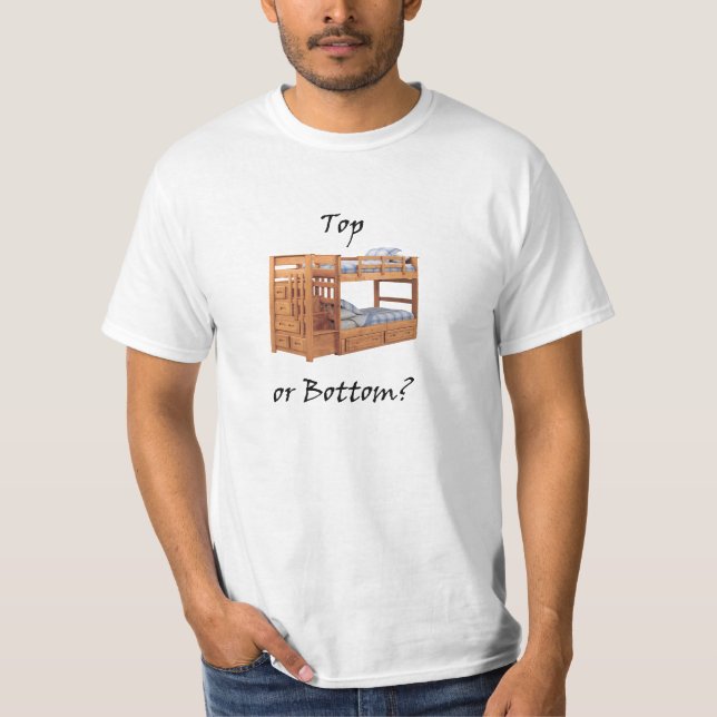 Camiseta ¿Top o parte inferior? (Anverso)