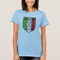 Camiseta top para mujer del escudo medieval