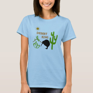 Camiseta top para mujer del kiwi del desierto