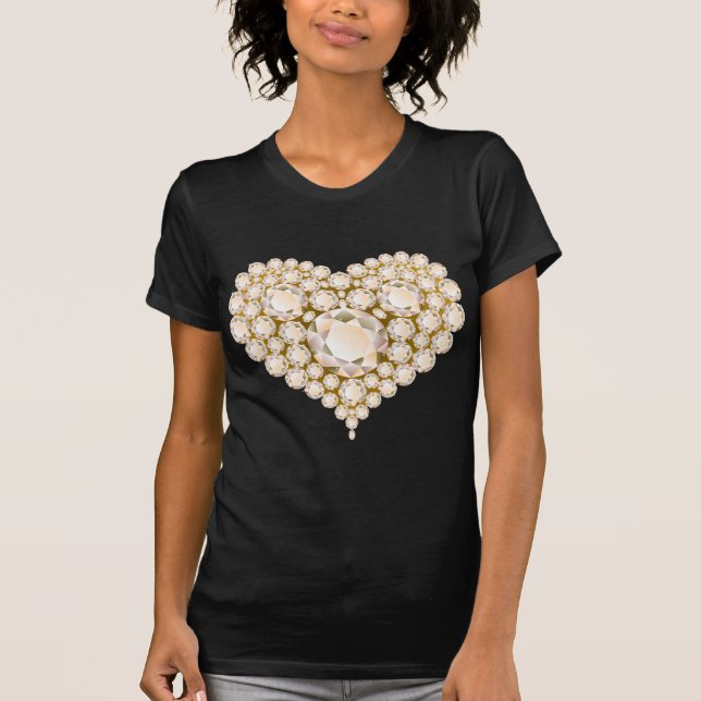 Camiseta Topaz Heart Gems (Anverso)
