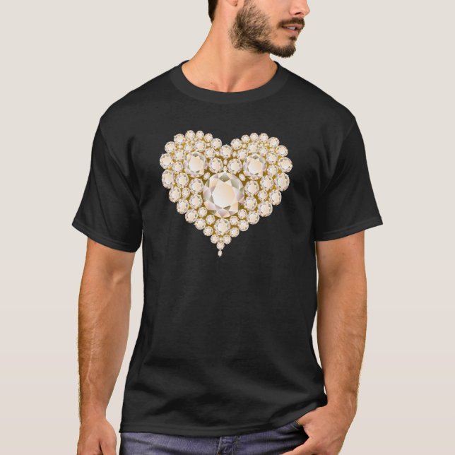 Camiseta Topaz Heart Gems (Anverso)