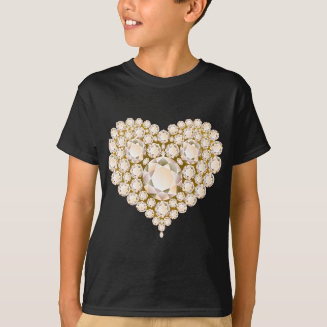 Camiseta Topaz Heart Gems (Anverso)