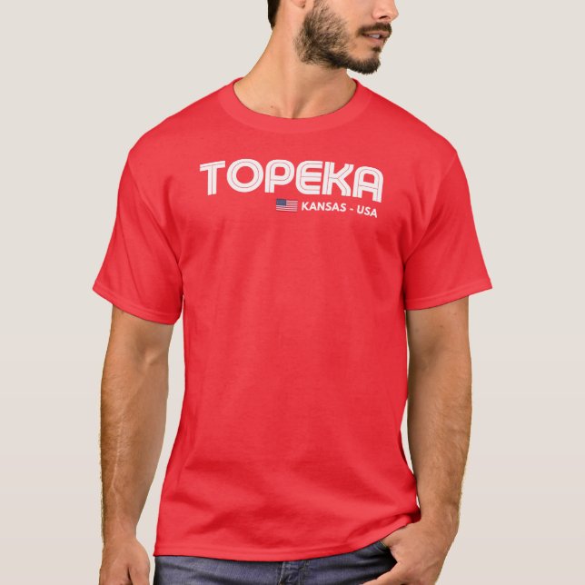 Camiseta Topeka Kansas USA 1 (Anverso)