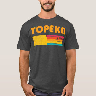 Camiseta Topeka Kansas Vintage Molestage Souvenir
