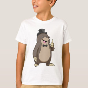 Camiseta Topo como novio con corbata