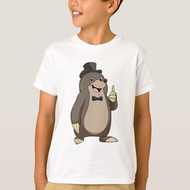 Camiseta Topo como novio con corbata (Anverso)