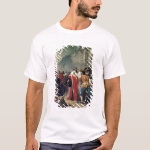 Camiseta Topo de Mateo que es parado por la muchedumbre