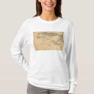 Camiseta Topografía de Los Ángeles y de San Bernardino