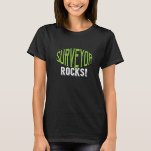 Camiseta Topógrafo rocas Profesión carrera trabajador traba